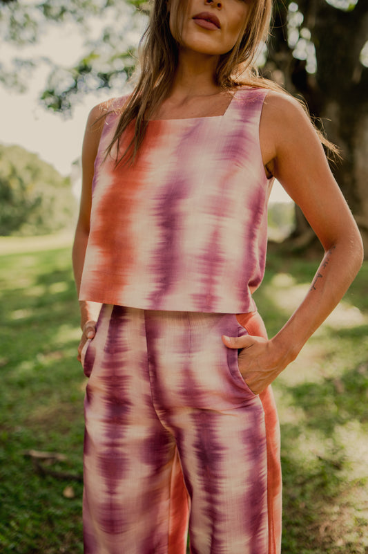 SLEEVELESS TOP | TIE-DYE