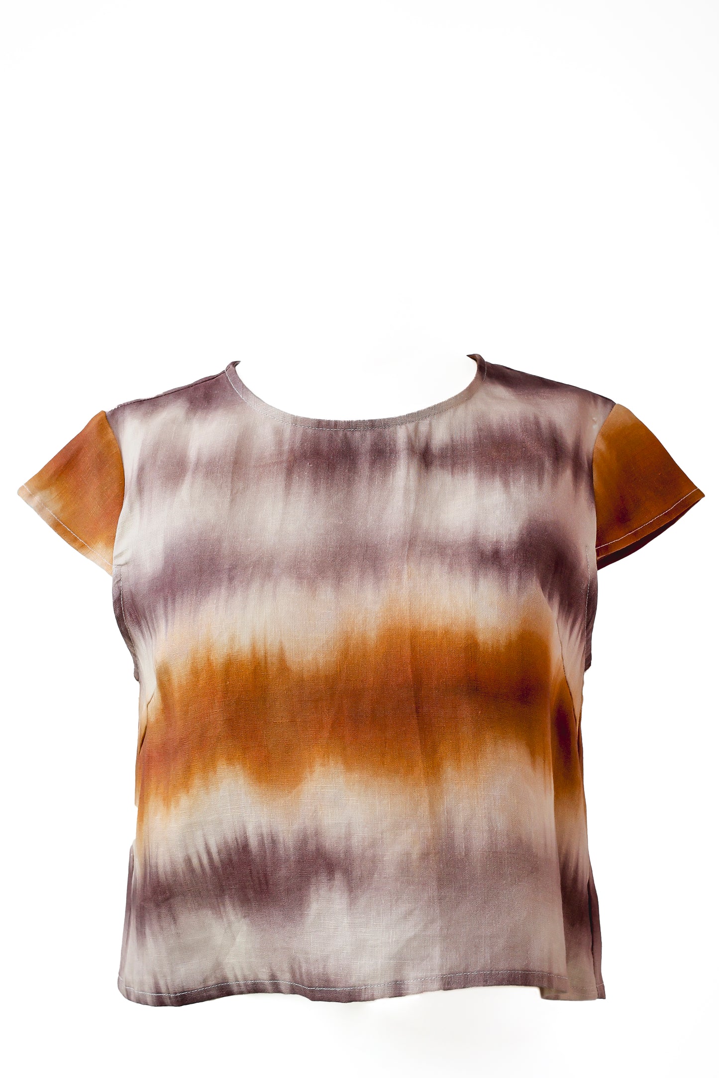 CAP SLEEVE BLOUSE | TIE-DYE