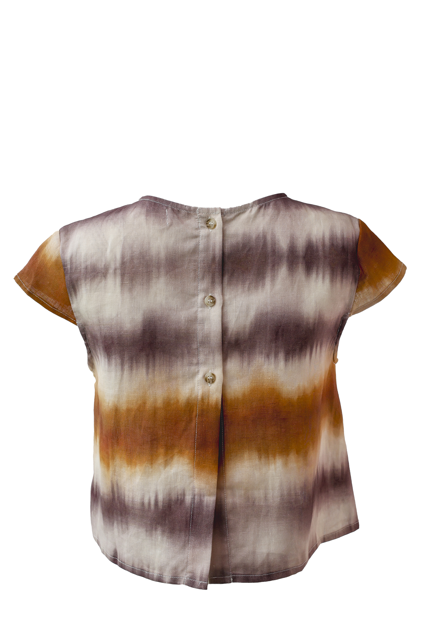 CAP SLEEVE BLOUSE | TIE-DYE