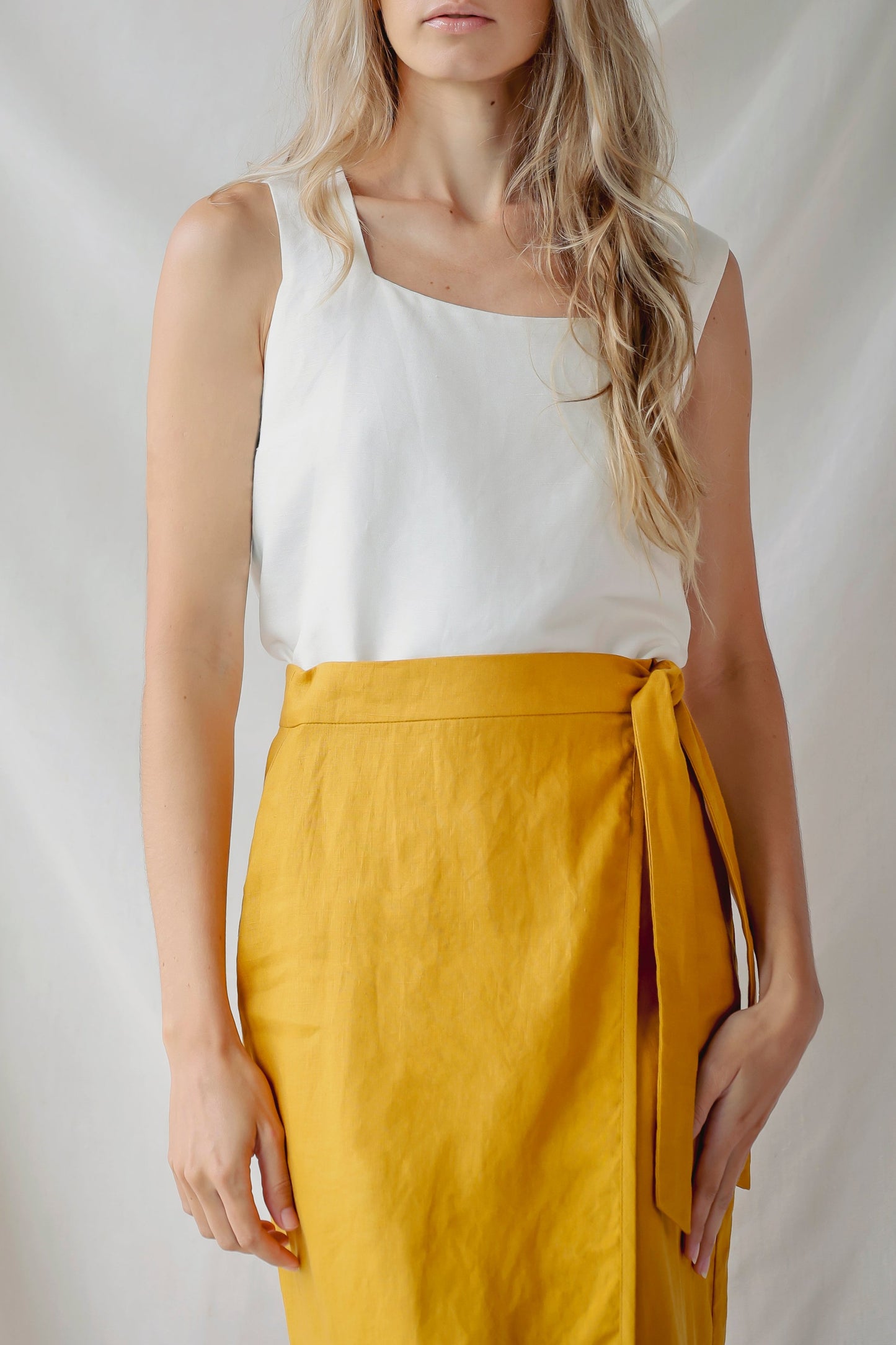 WRAP SKIRT| MARIGOLD