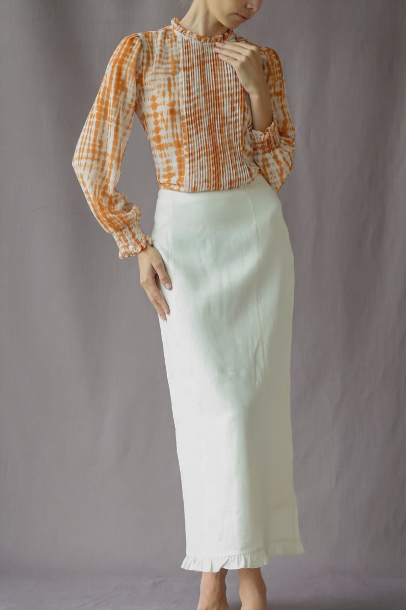 PENCIL SKIRT IVORY