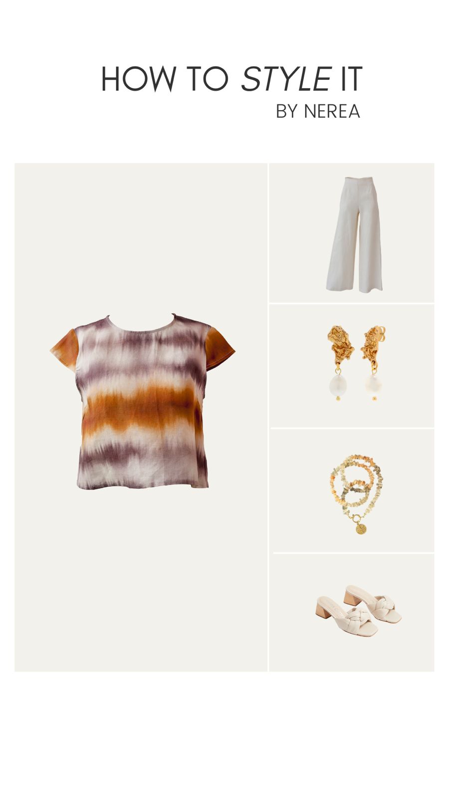 CAP SLEEVE BLOUSE | TIE-DYE