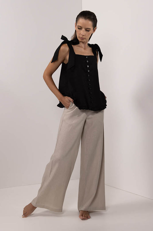 Linen Giulia Pants Beige