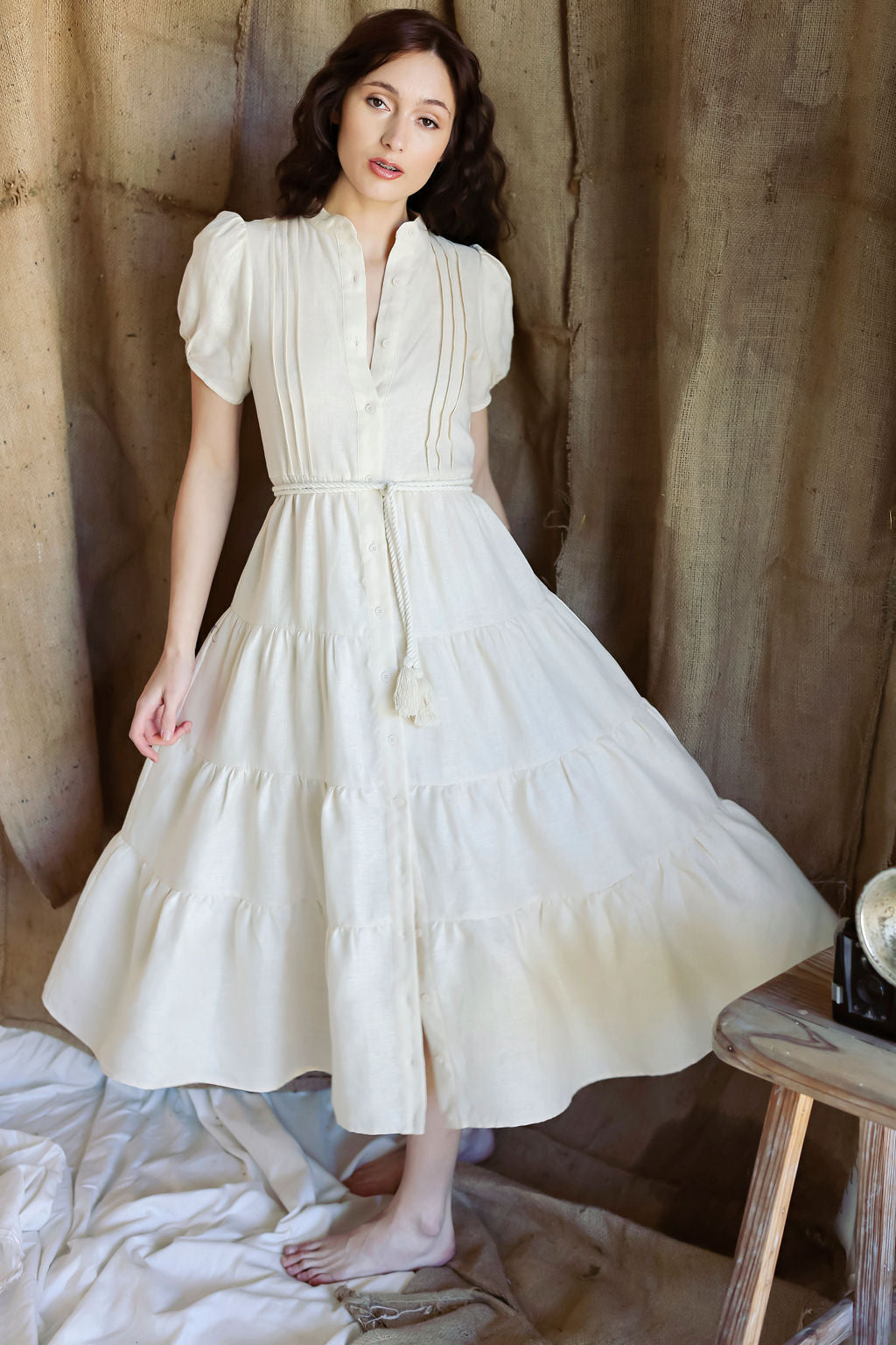 Selina Dress Ivory