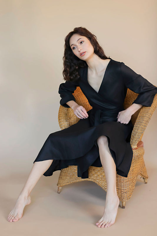 Wrap Dress Black