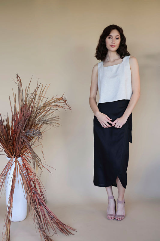 Wrap Skirt Black